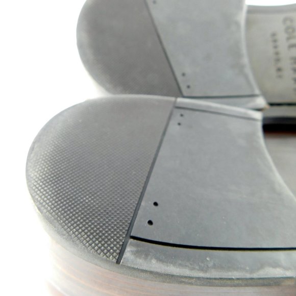 COLE HAAN Cognac Brown Leather Slip-on Penny Loafers Men's Shoes 11 - Picture 6 of 7